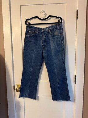 Perfectly Distressed Levi's Orange Tab 517s Carolyn Bessette